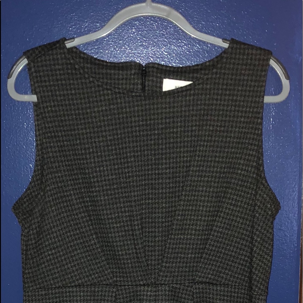 Target Merona XXL houndstooth black grey dress